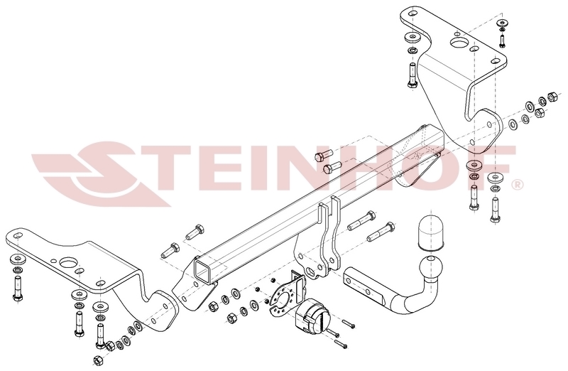 Vlečna kljuka Toyota Corolla - 4 vrat (E15) - od 2007 do 2010